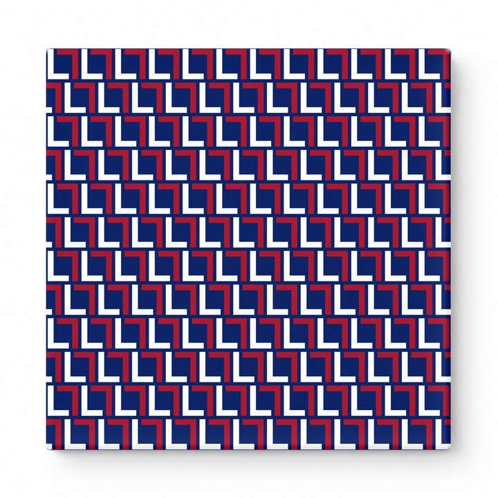 Navy & Red Squares — National Football Teams