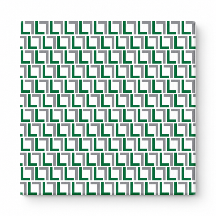 Forest Green & Gray Squares — National Football Teams