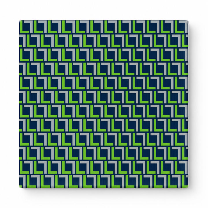 Navy & Lime Green Plaid — National Football Teams