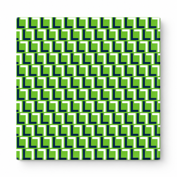 Forest Green & Lime Green Squares — National Football Teams