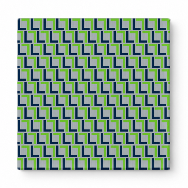 Navy & Lime Green Plaid — National Football Teams