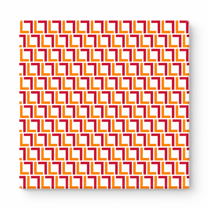 Cardinal Red & Gold Squares — National Football Teams