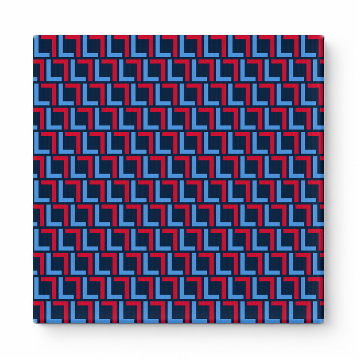 Navy & Red Squares — National Football Teams
