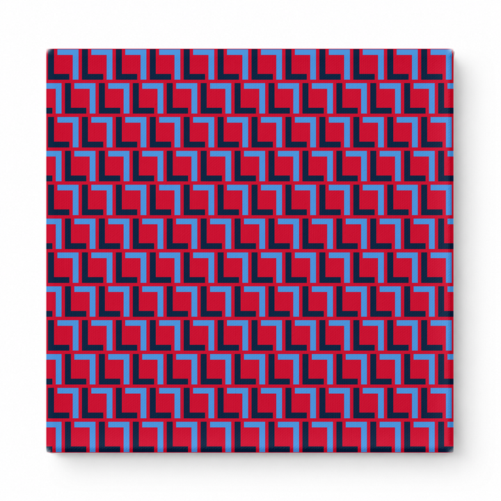 Red & Royal Blue Squares — National Football Teams