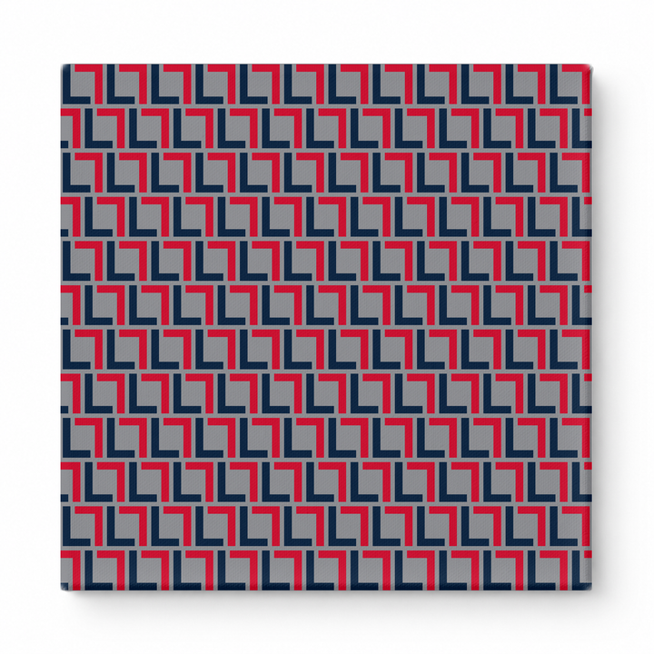 Navy & Red Squares — National Football Teams