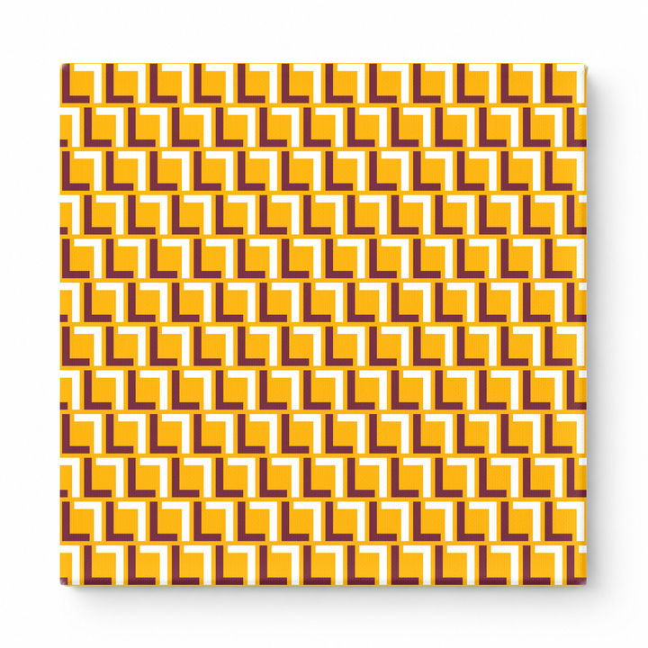 Gold & Maroon Squares — National Football Teams