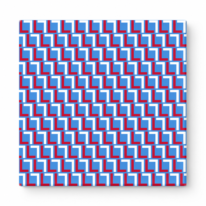 Red & Royal Blue Squares — National Football Teams