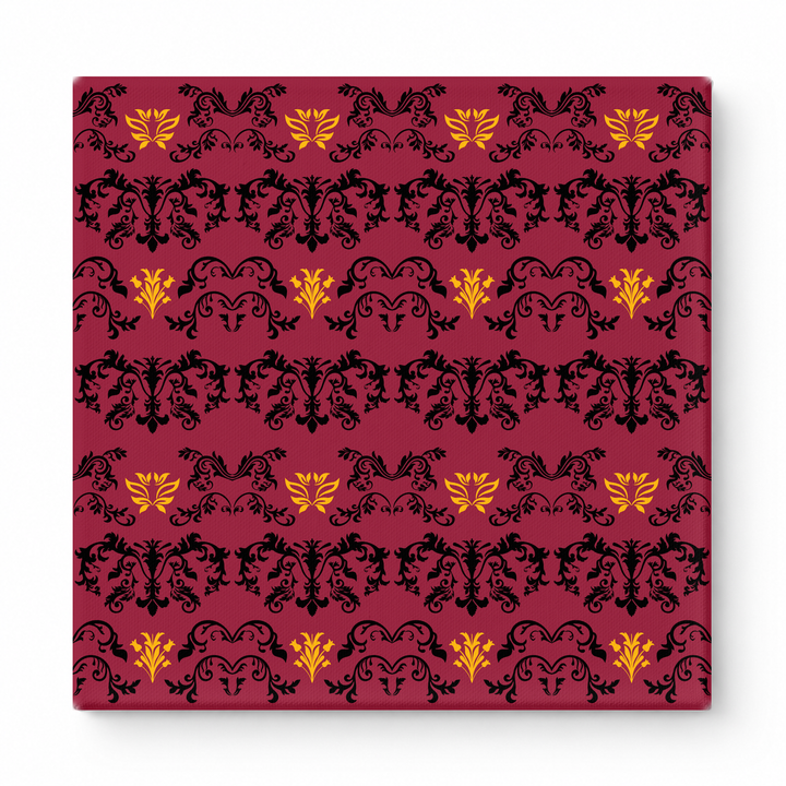 Burgundy & Gold Baroque — National Football Teams
