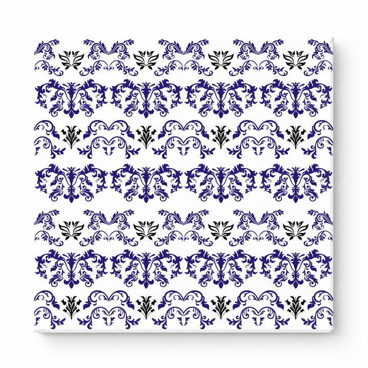 Navy & White Baroque — National Football Teams
