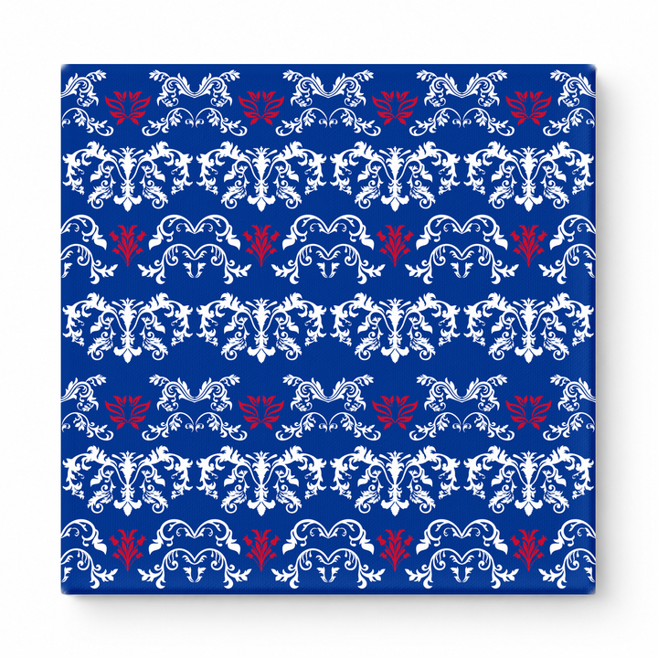 Navy & White Baroque — National Football Teams