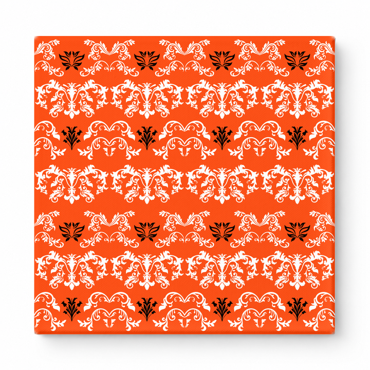 Orange & White Baroque — National Football Teams