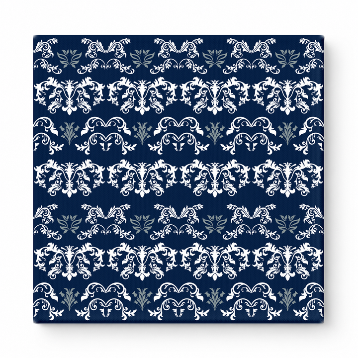 Navy & White Baroque — National Football Teams