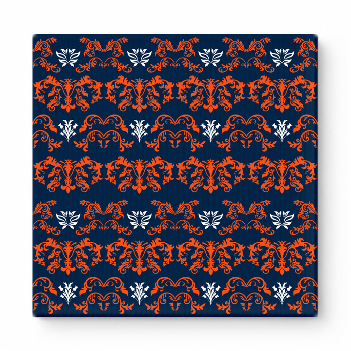 Navy & Orange Baroque — National Football Teams