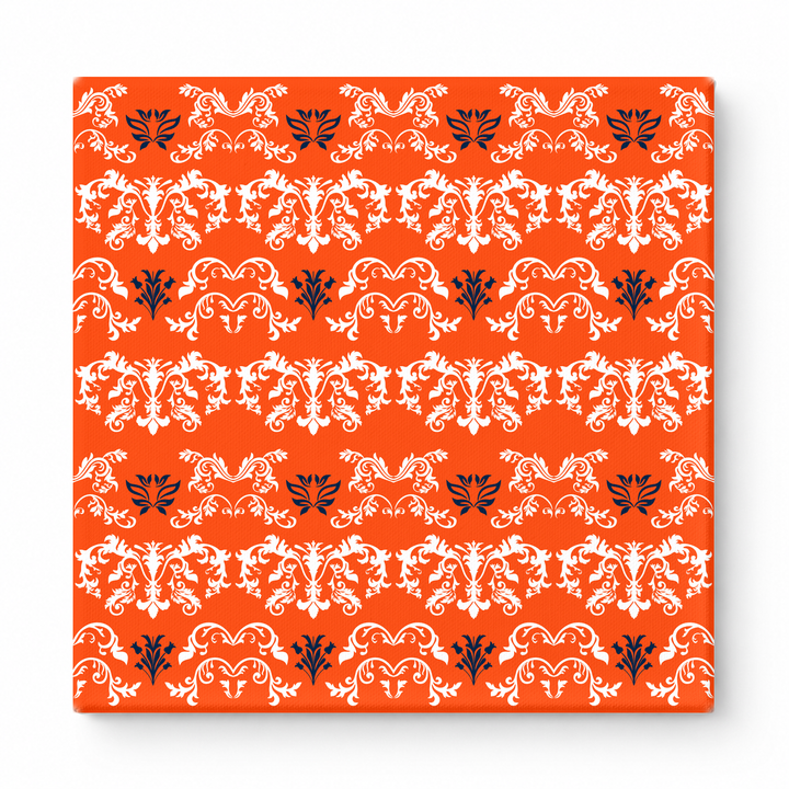 Orange & White Baroque — National Football Teams