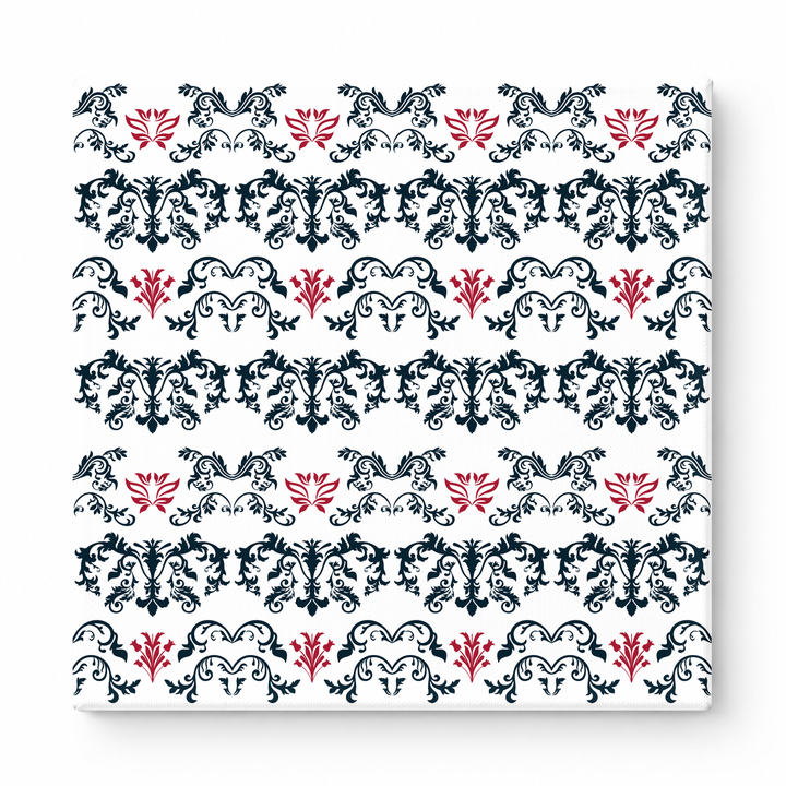 Navy & White Baroque — National Football Teams