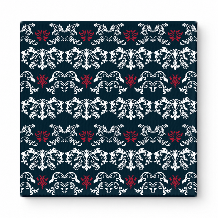 Navy & White Baroque — National Football Teams
