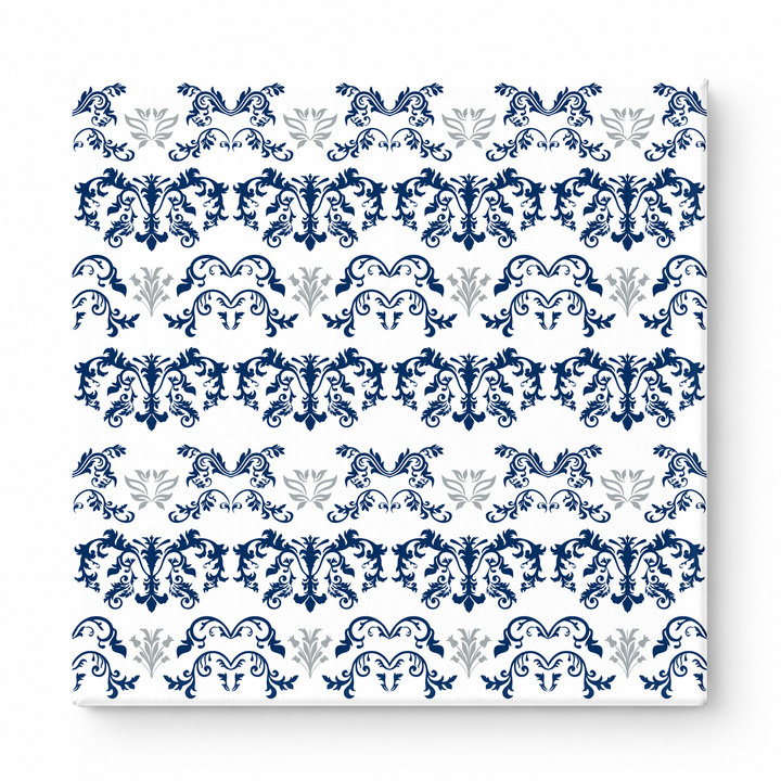 Navy & White Baroque — National Football Teams