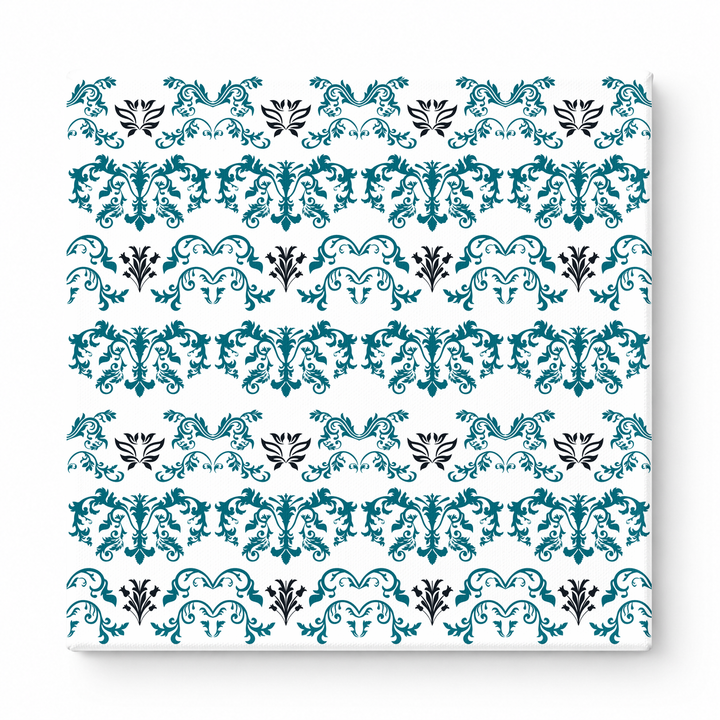 Teal & Black Baroque — National Football Teams