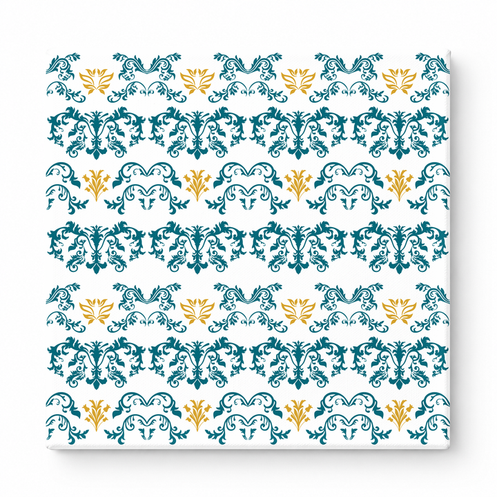 Teal & Gold Baroque — National Football Teams