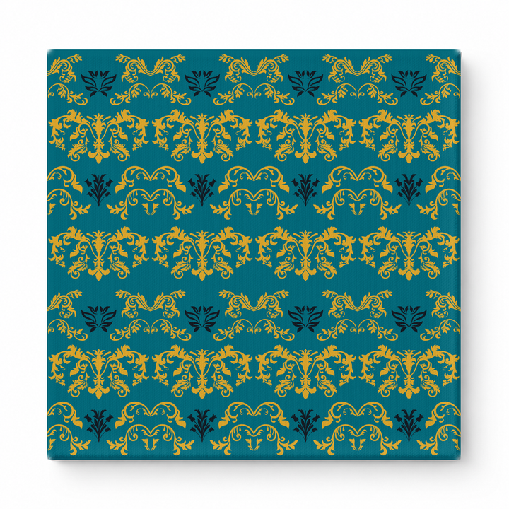 Teal & Gold Baroque — National Football Teams