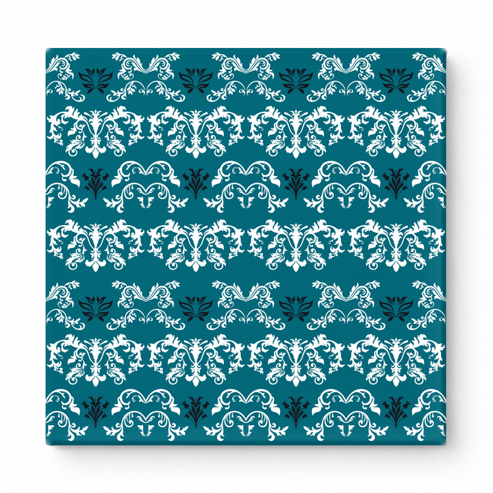 Teal & White Baroque — National Football Teams