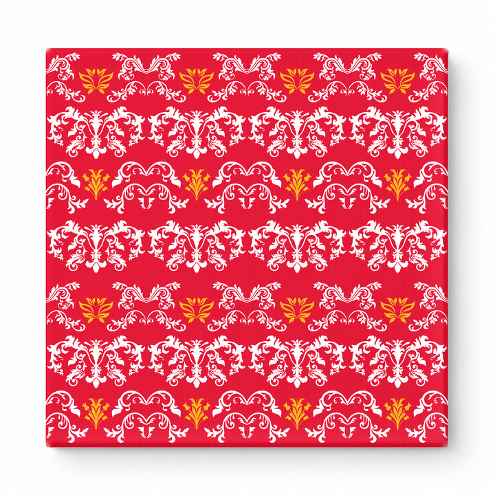Red & White Baroque — National Football Teams