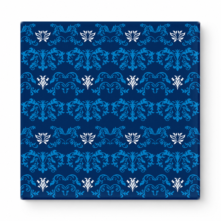 Navy & Cyan Baroque — National Football Teams