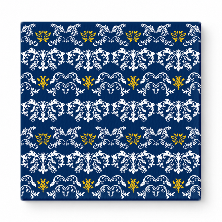 Navy & White Baroque — National Football Teams
