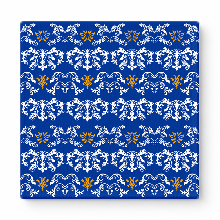 Royal Blue & White Baroque — National Football Teams