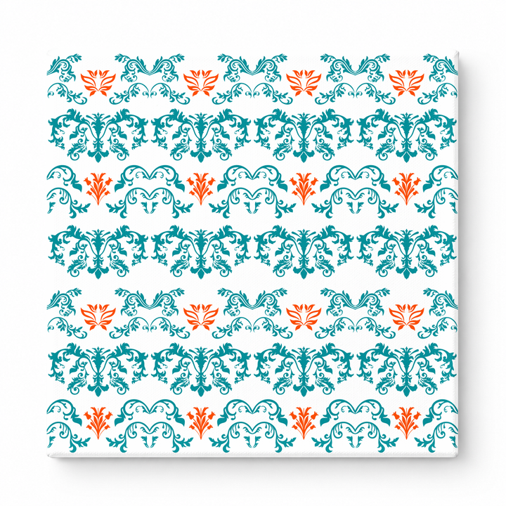 Teal & Orange Baroque — National Football Teams