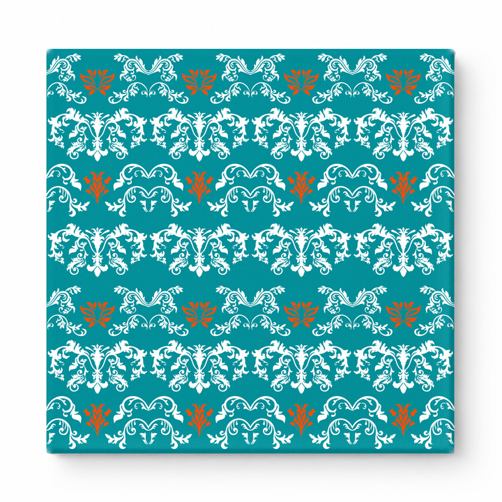Teal & White Baroque — National Football Teams