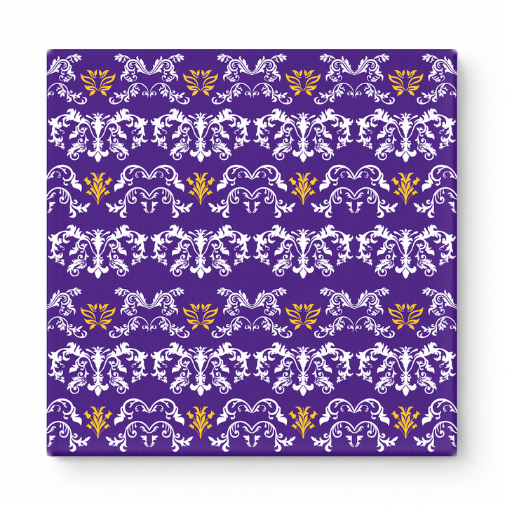 Purple & White Baroque — National Football Teams