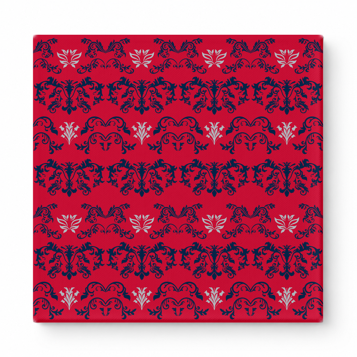 Red & Navy Baroque — National Football Teams