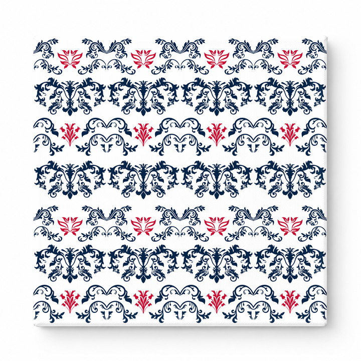 Navy & White Baroque — National Football Teams