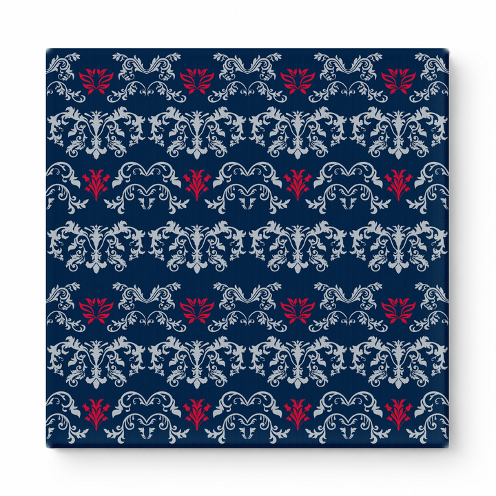 Navy & White Baroque — National Football Teams