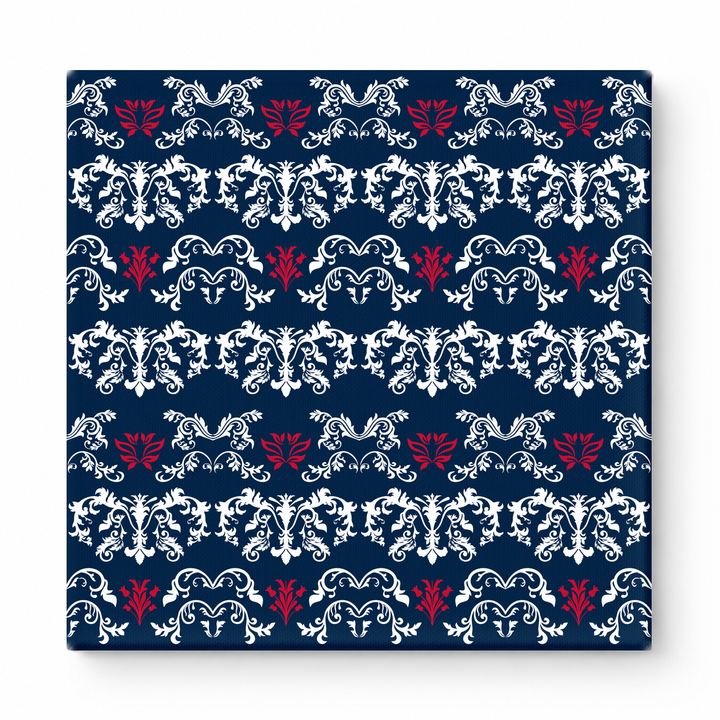 Navy & White Baroque — National Football Teams