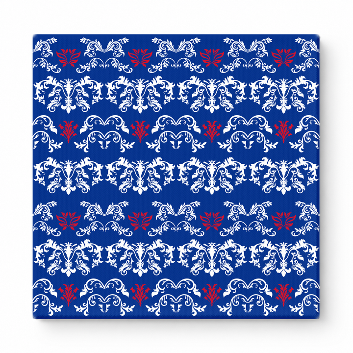 Navy & White Baroque — National Football Teams