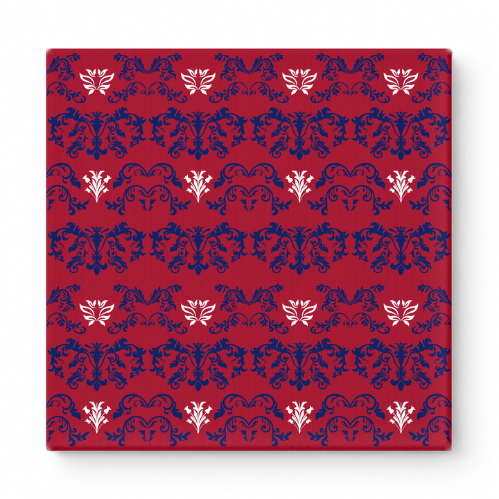 Crimson & Navy Baroque — National Football Teams