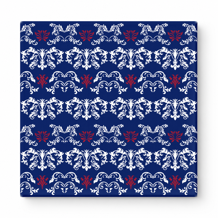 Navy & White Baroque — National Football Teams