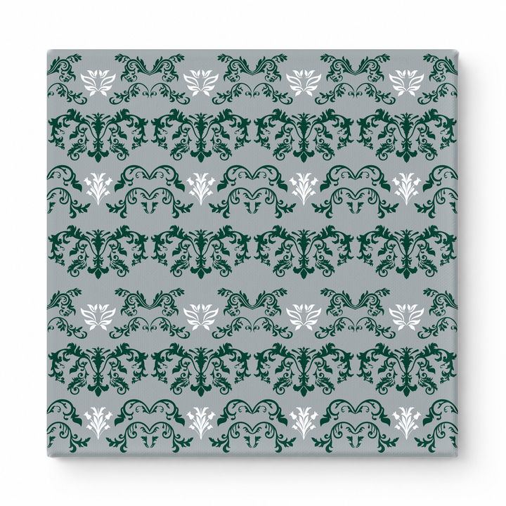 Gray & Forest Green Baroque — National Football Teams