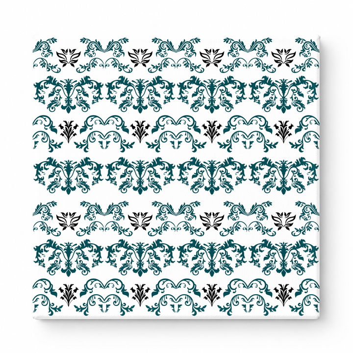 Teal & Black Baroque — National Football Teams