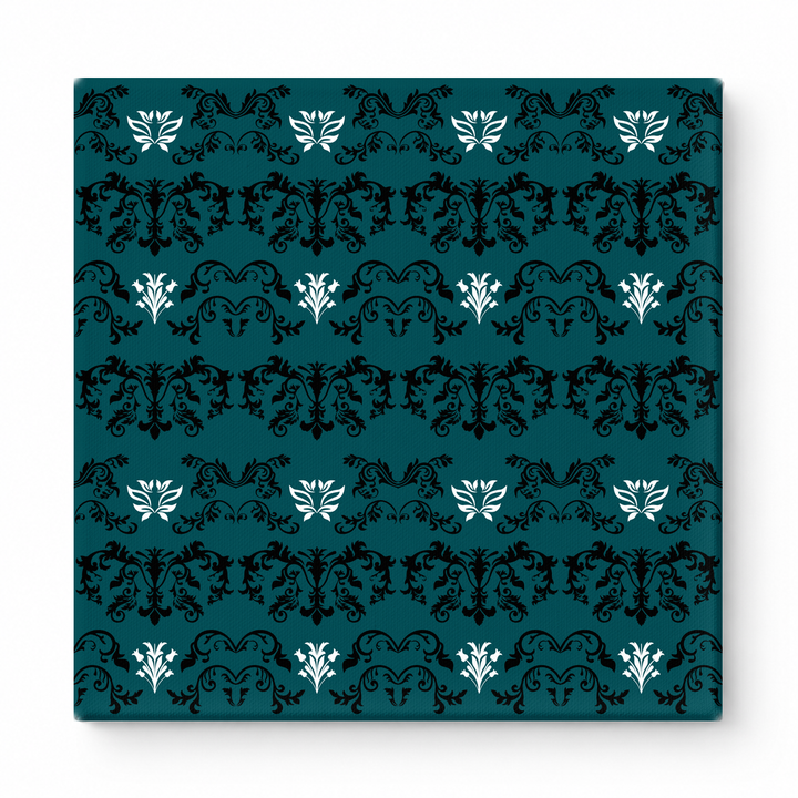 Teal & Black Baroque — National Football Teams