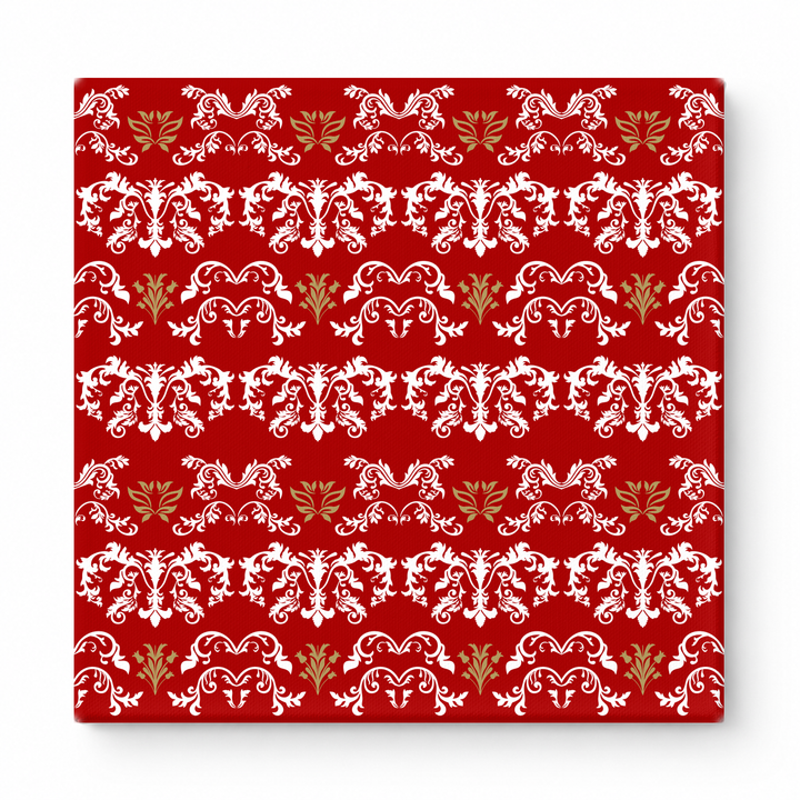 Red & White Baroque — National Football Teams