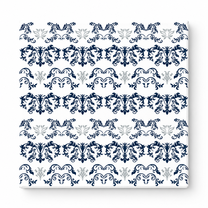 Navy & White Baroque — National Football Teams