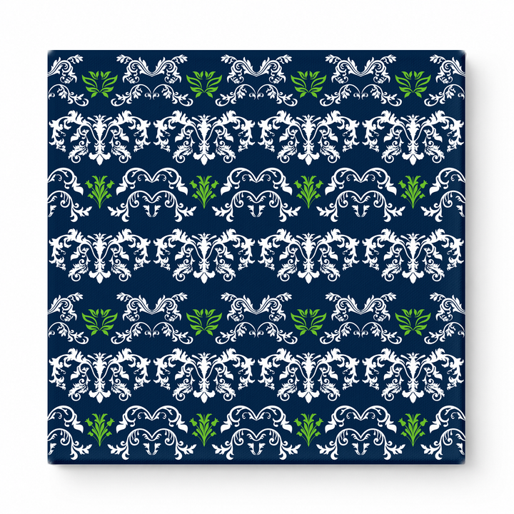 Navy & White Baroque — National Football Teams