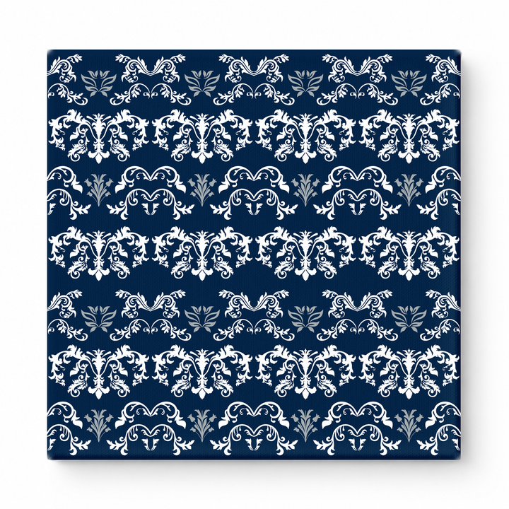 Navy & White Baroque — National Football Teams