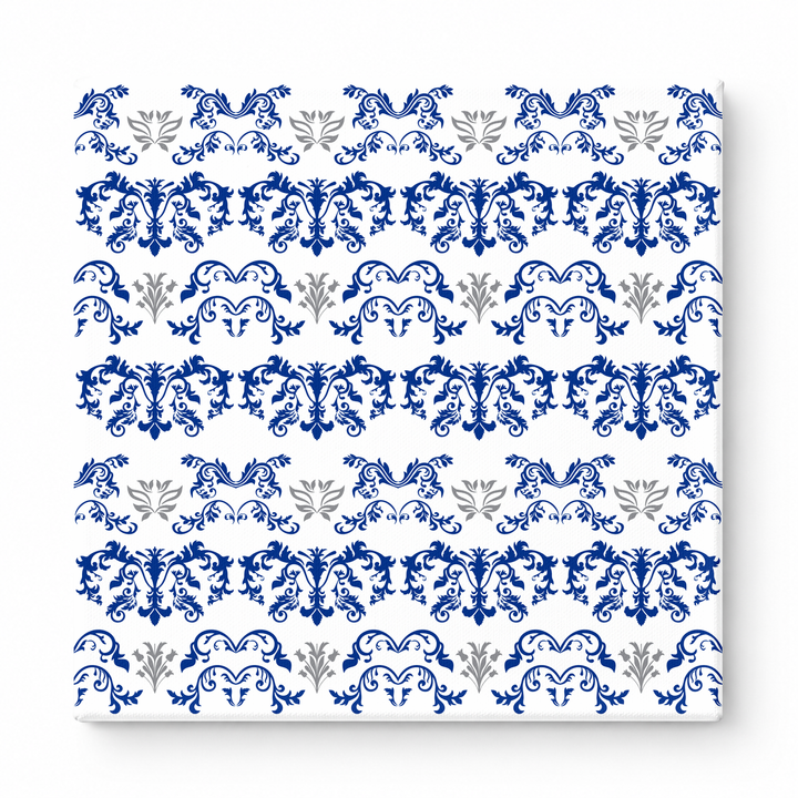 Navy & White Baroque — National Football Teams