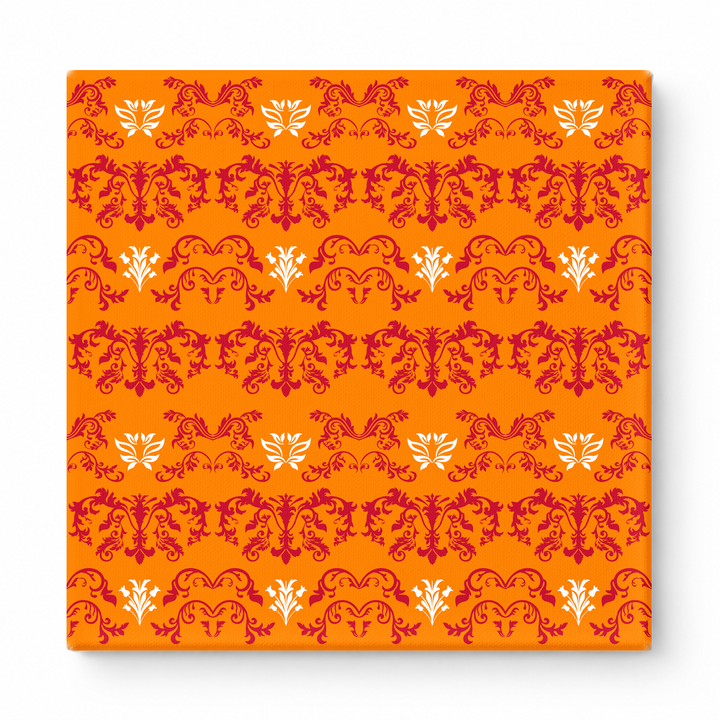 Orange & Red Baroque — National Football Teams