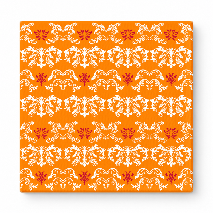 Orange & White Baroque — National Football Teams