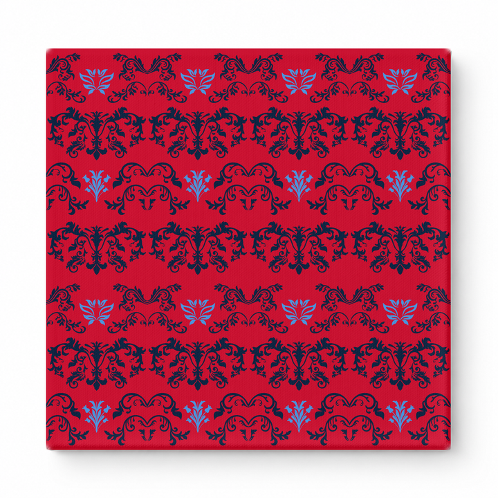 Red & Navy Baroque — National Football Teams